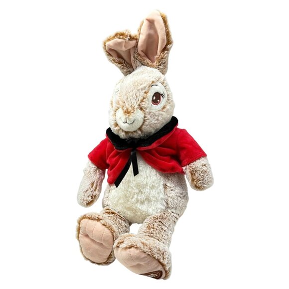 Peter Rabbit Plush Doll 21 inch Red Jacket Soft Dan Dee - Picture 1 of 10